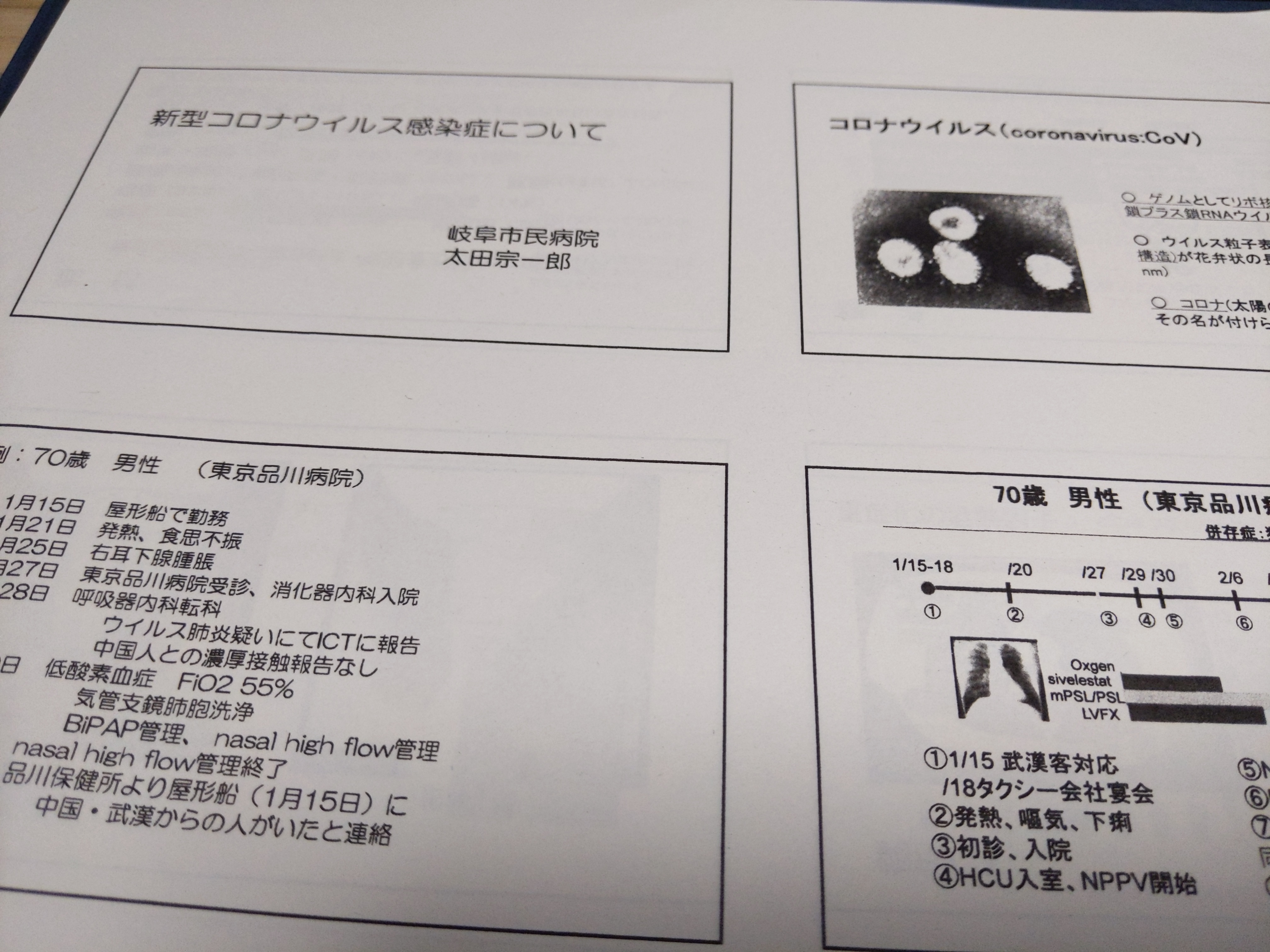 岐阜市民病院 新型コロナについて説明 岐阜市議会議員 浅野まさき